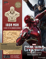 Iron Man: A Guide to the Armored Avenger -|IncrediBuilds Marvel Captain America Civil War Signature Series Book and Model Set|-