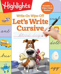 Write-On Wipe-Off Let|s Write Cursive